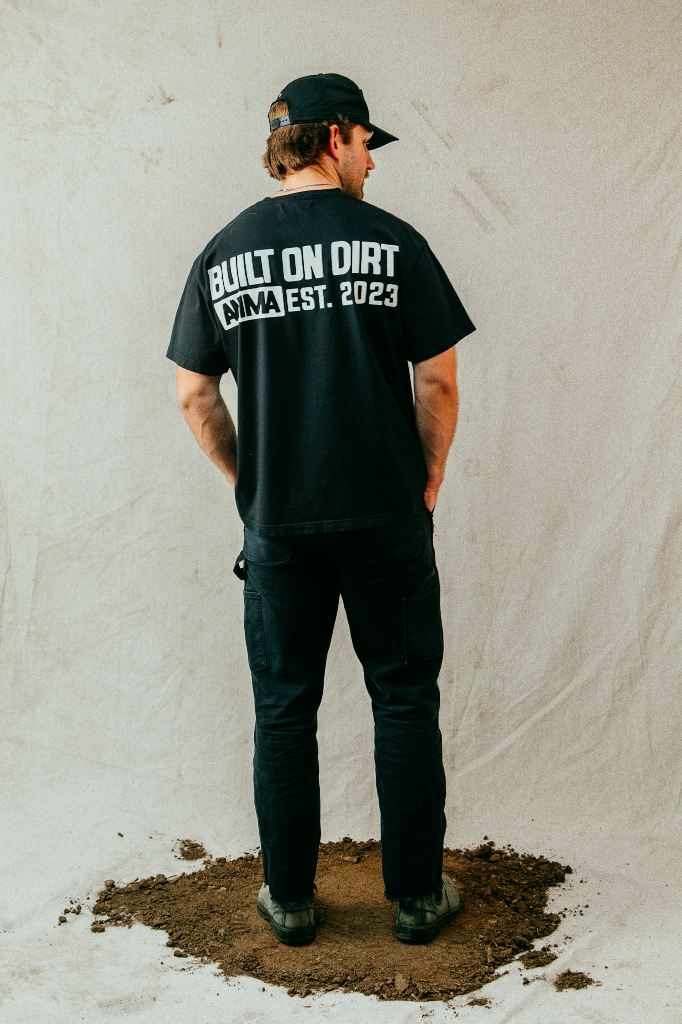 Built On Dirt Tee: Black