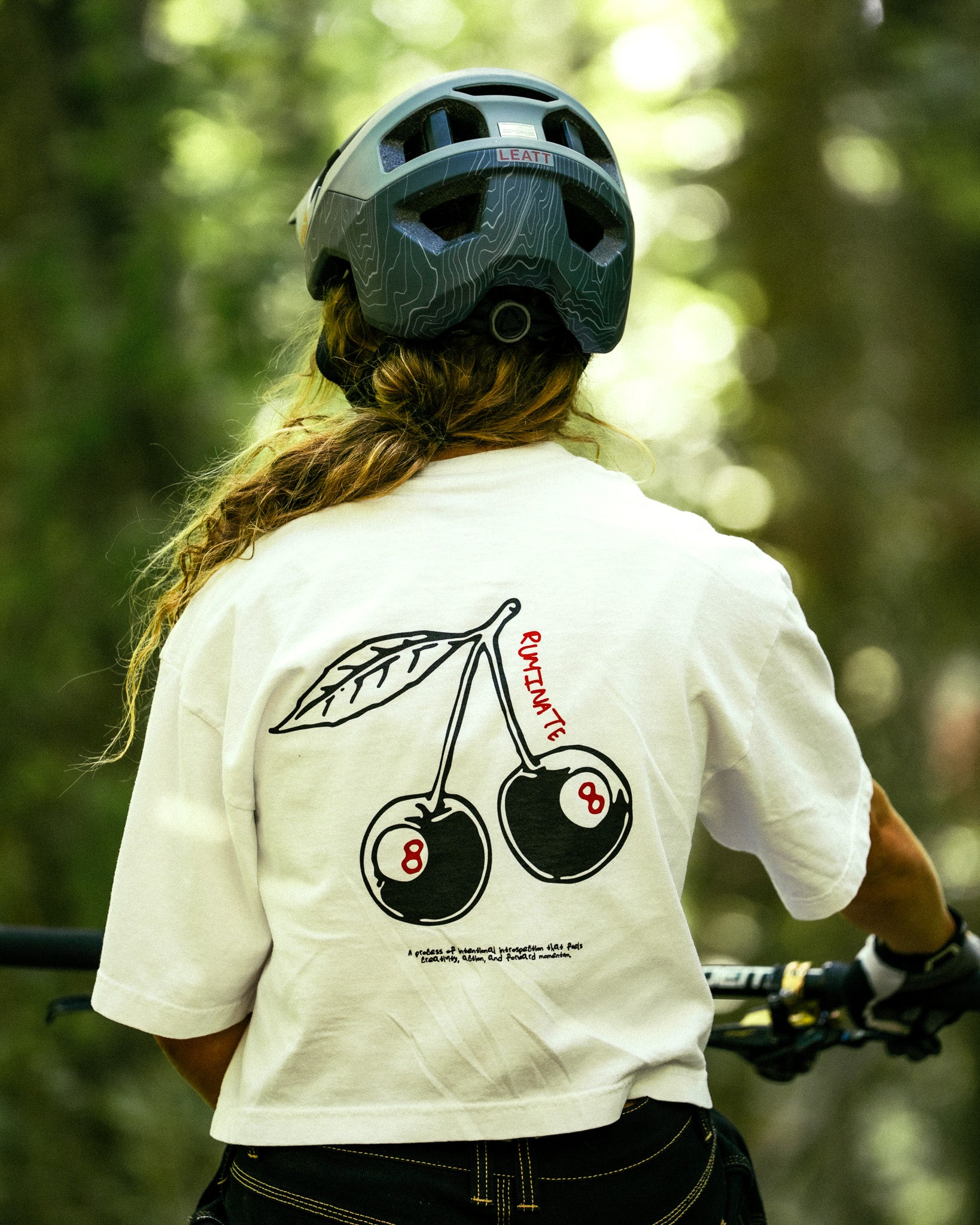 RUMINATE AND RIDE CROP: WHITE