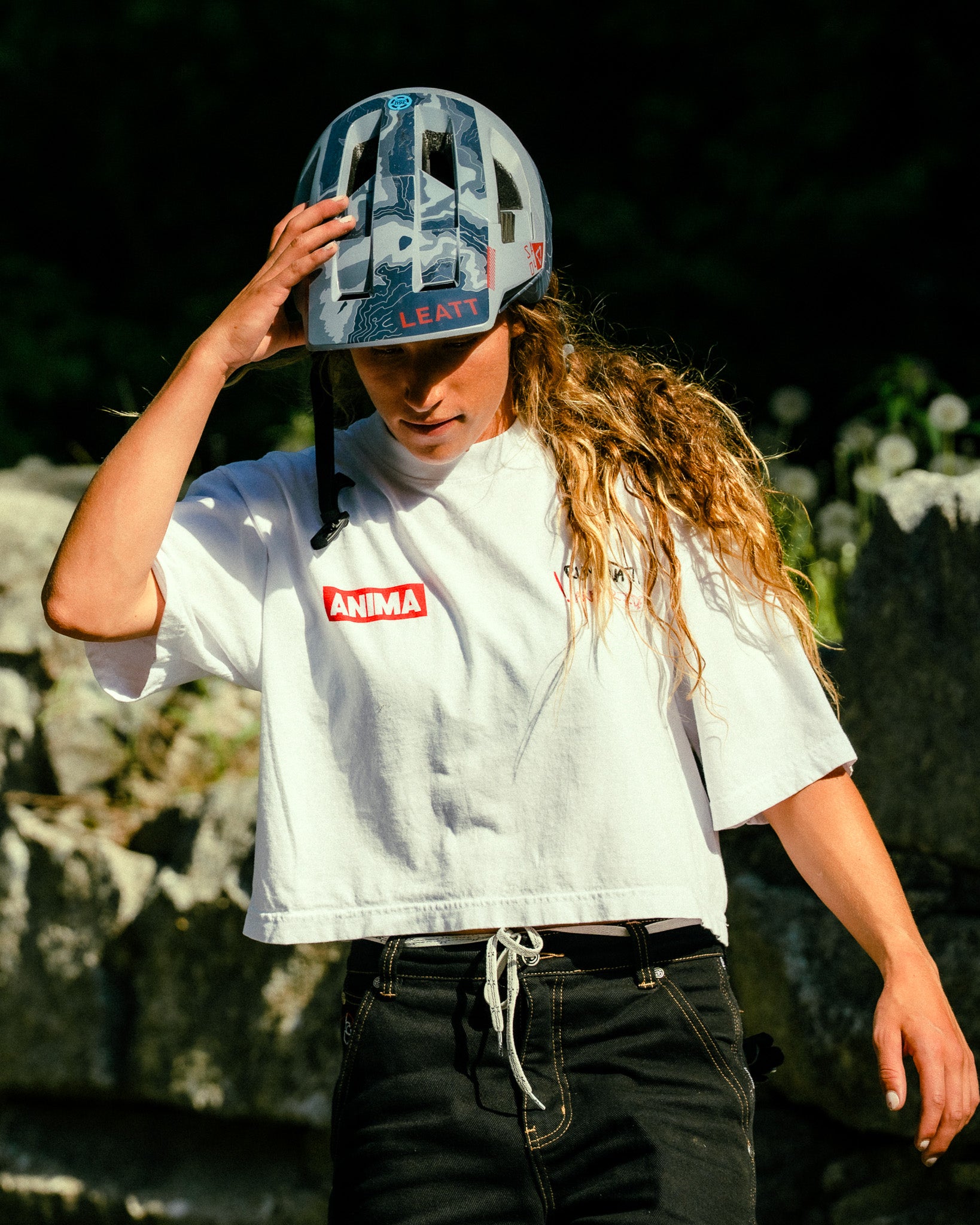 RUMINATE AND RIDE CROP: WHITE