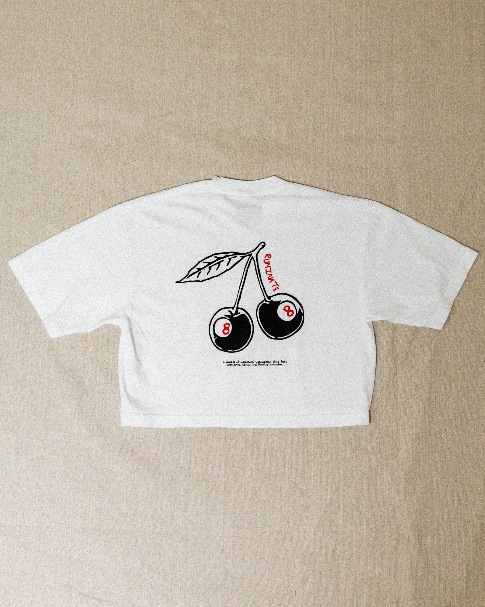 RUMINATE AND RIDE CROP: WHITE