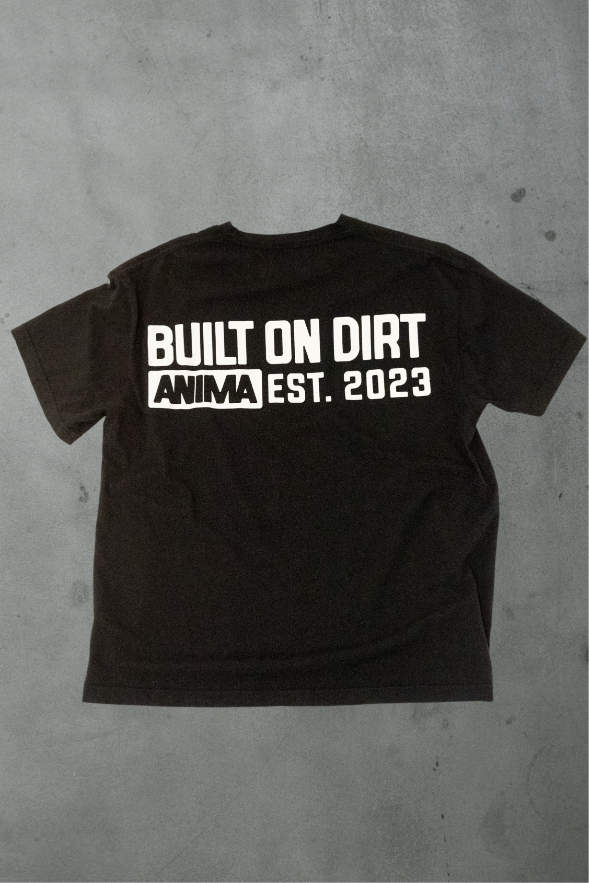 Built On Dirt Tee: Black