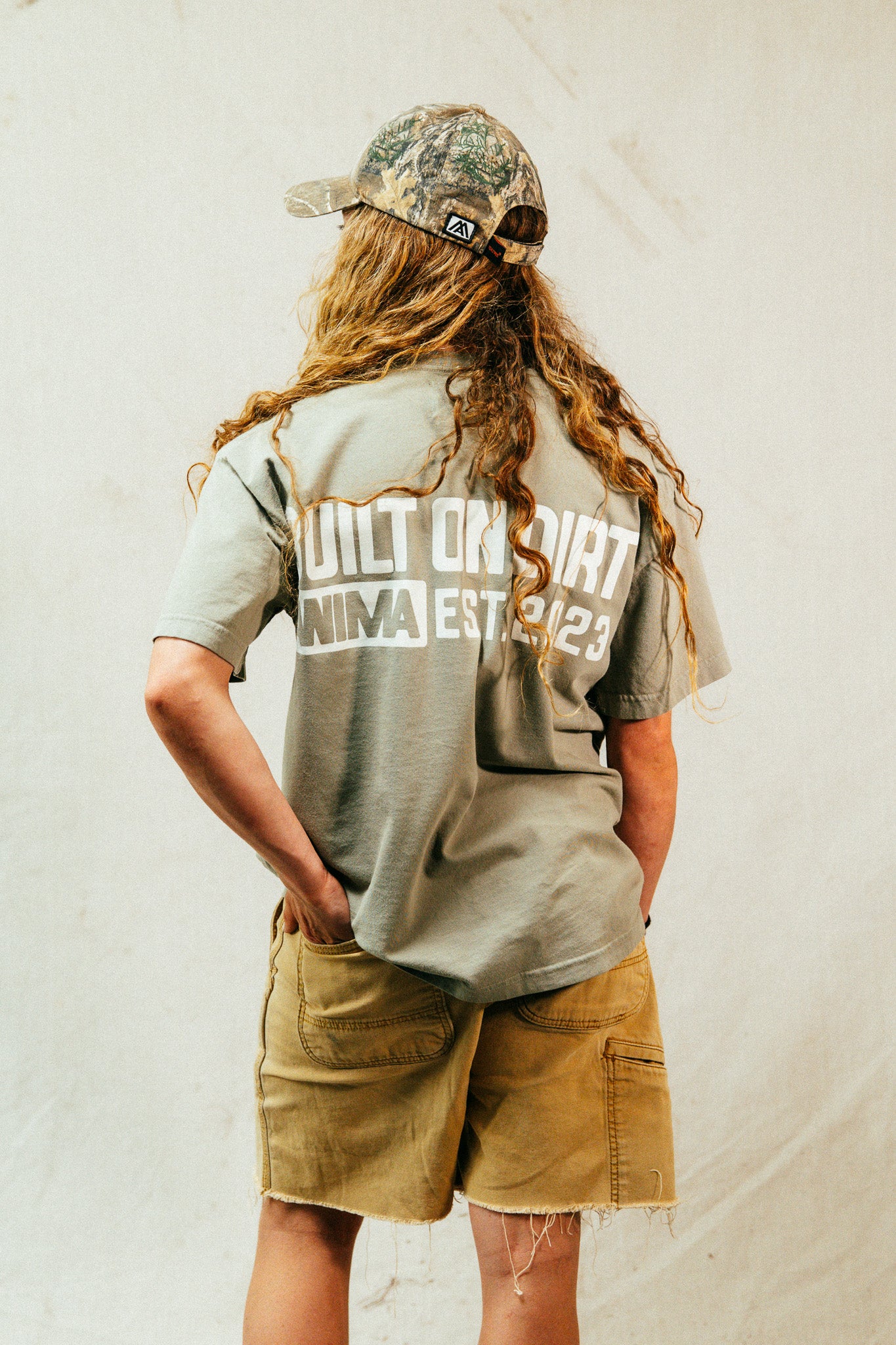 Built On Dirt Tee: Sage