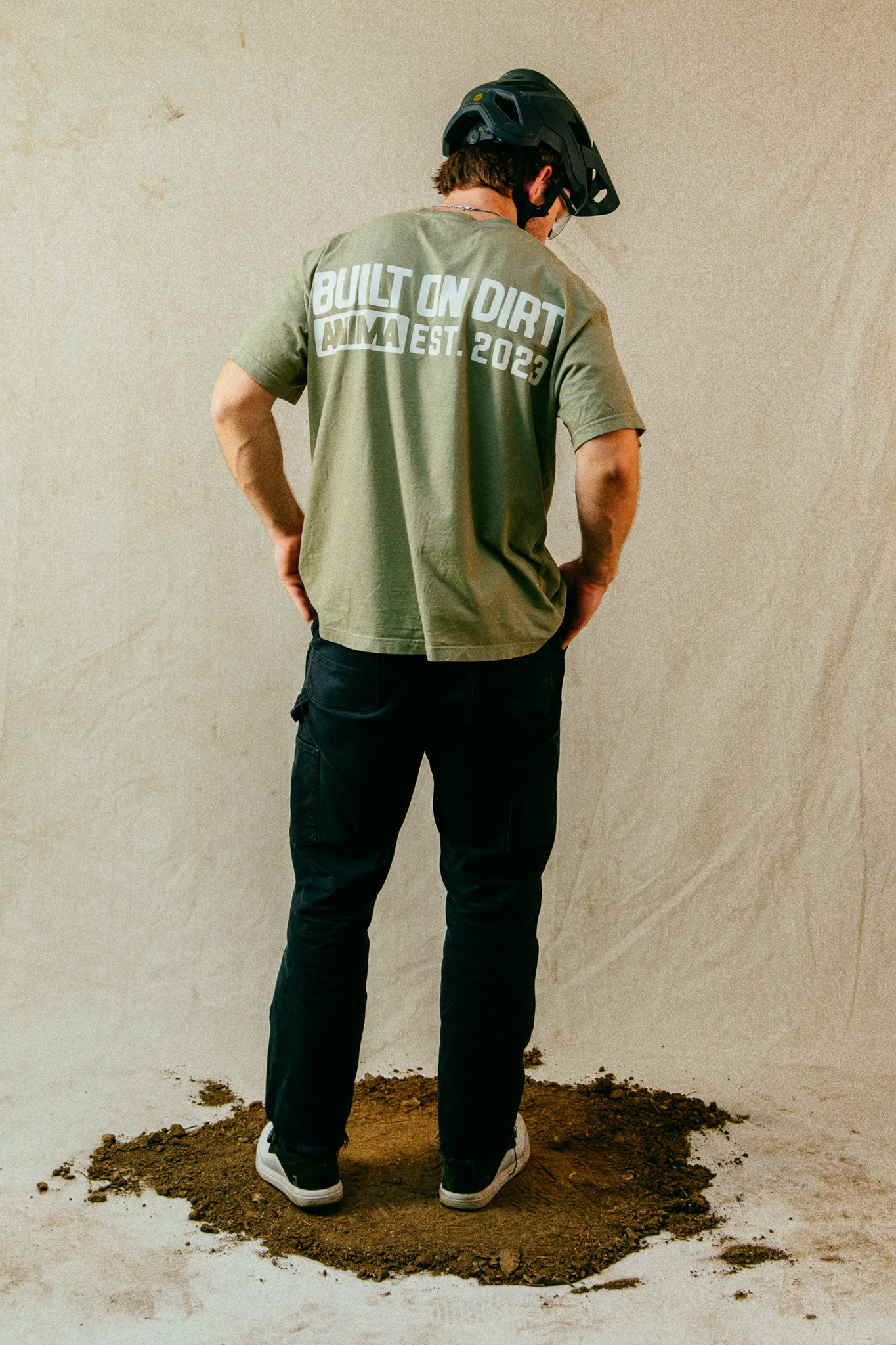 Built On Dirt Tee: Sage