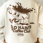 RAD HABITS CREWNECK: CREAM