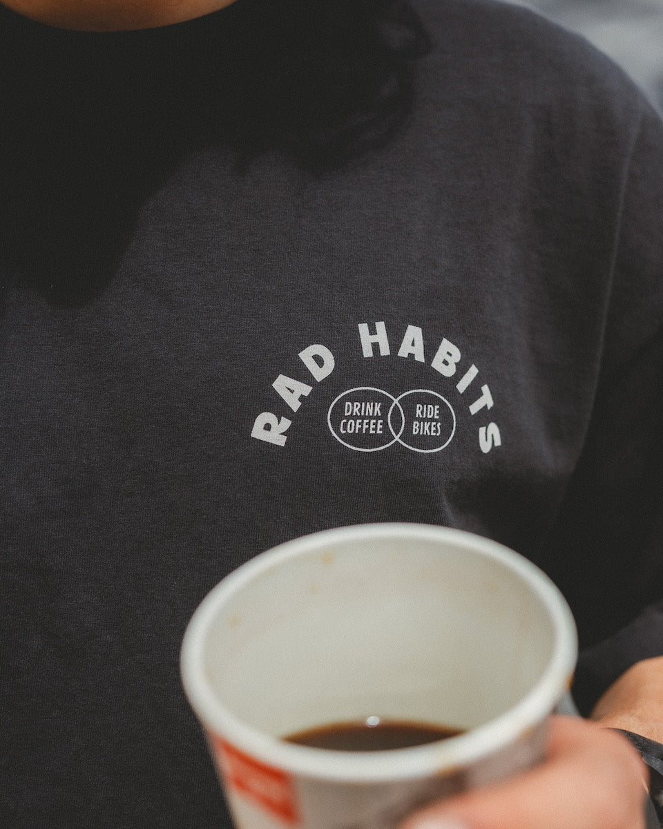 RAD HABITS GRAPHIC TEE: BLACK